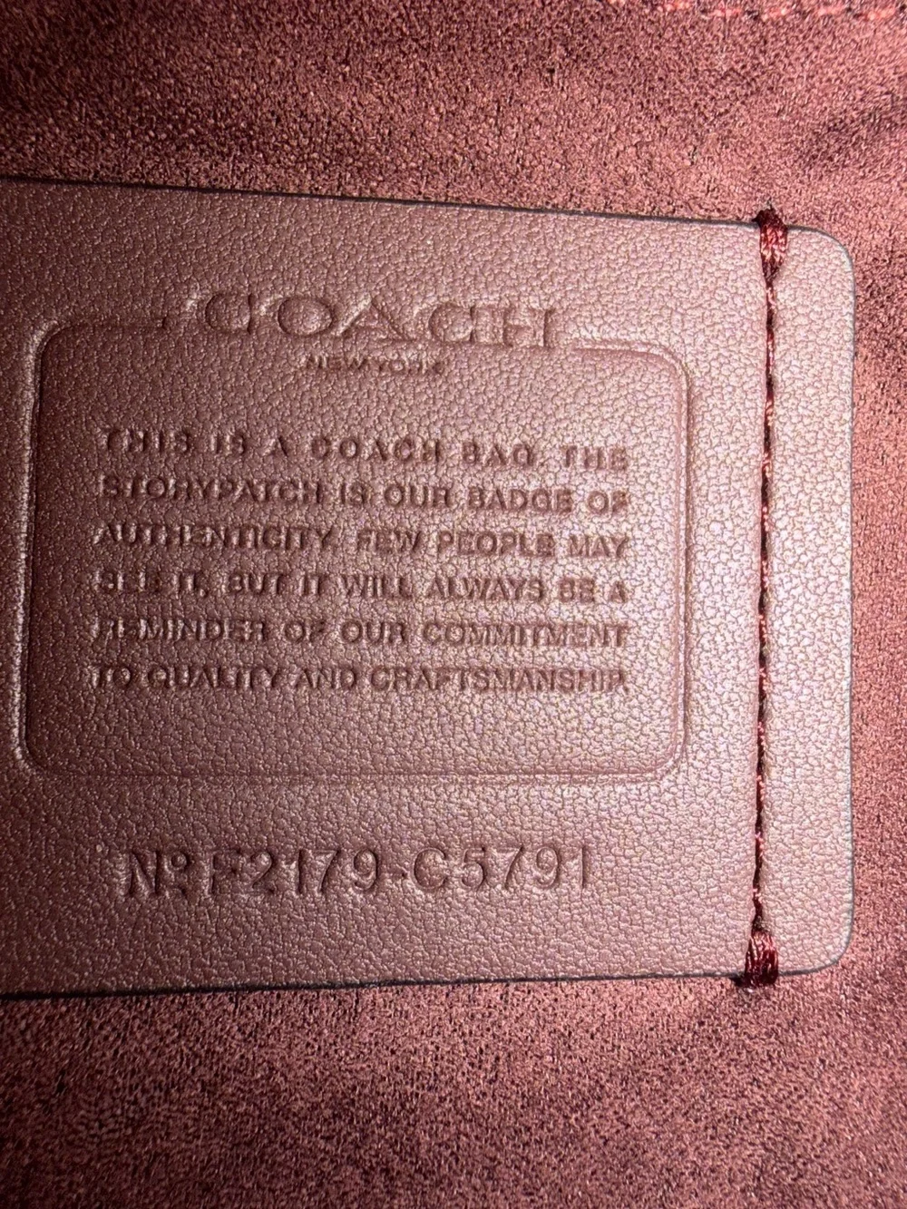 Coach Black Leather Crossbody with Pink, Yellow & Red Stitching